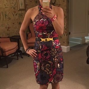 NWT $290)Trina Turk 100%silk dress